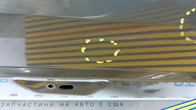 Дверь голая задняя правая Audi Q3 83A 19-25 графит LX7G, тычки