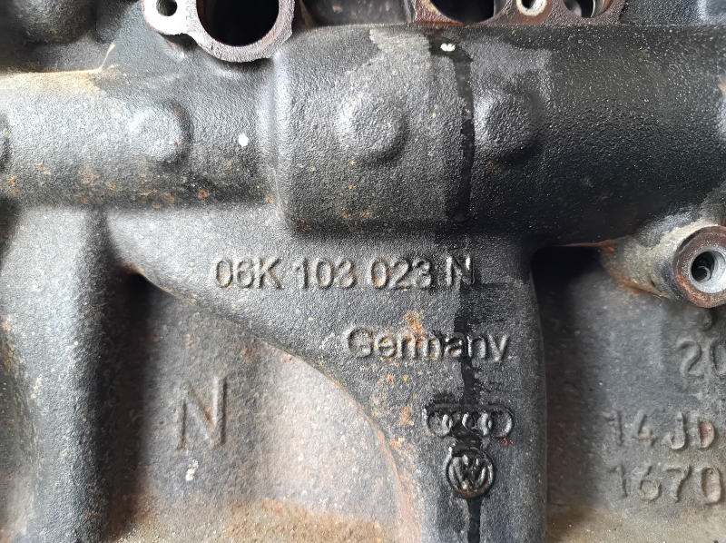 Двигатель Audi Q3 83A 19-25 2.0T DHHA 80к, пробит поддон, клин, на запчасти