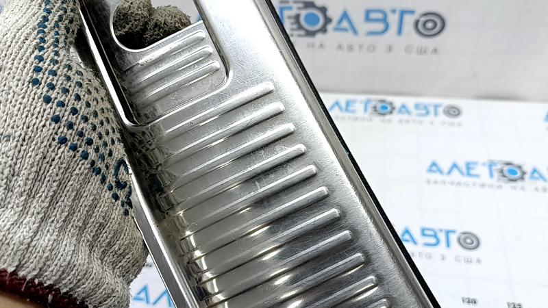 Ornamente portbagaj Audi Q5 80A 18-24, negre cu crom, zgârieturi