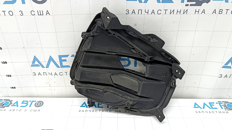 Решетка переднего бампера левая Kia K5 21-24 GT, GT-Line, черный глянец, под ПТФ