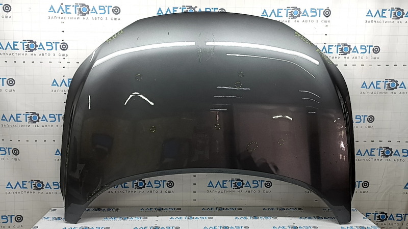 Капот голый Nissan Rogue 21-26 алюминий, графит KAD, тычки, вмятина
