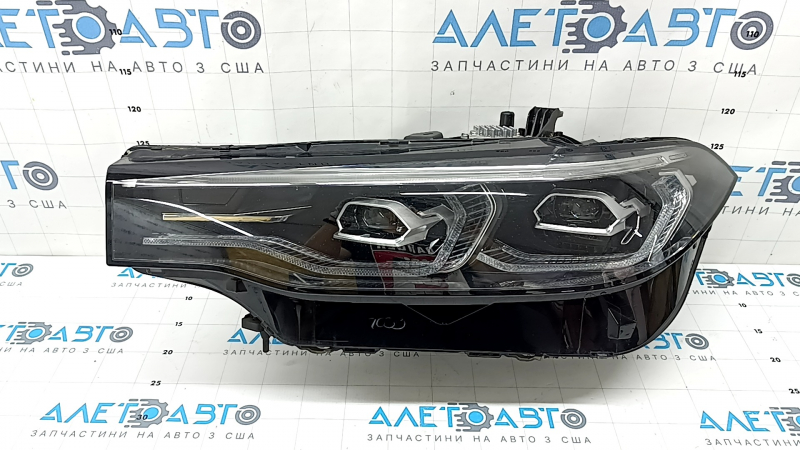Фара передняя левая в сборе BMW X7 G07 19-22 LED с блоками, без кронштейна и уплотнителя