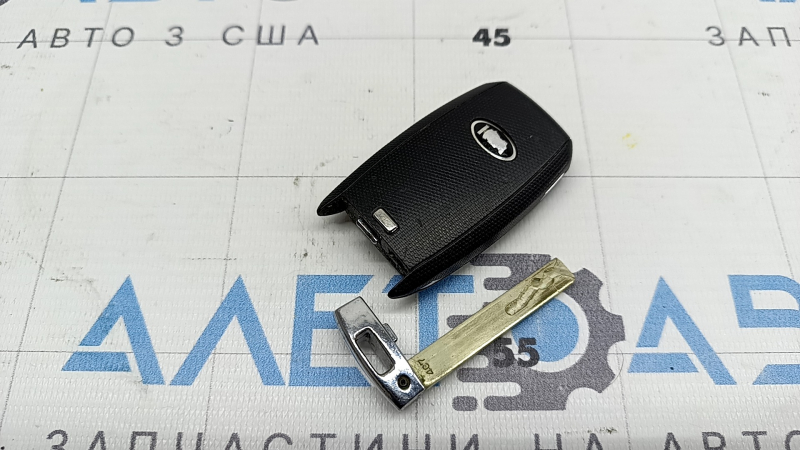 Ключ Kia Niro 17-22 HEV, PHEV Smart key, 4 кнопки, потерт, царапины