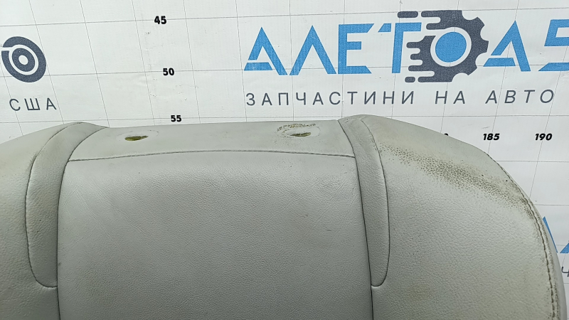 Обшивка спинки пассажирского сиденья Mitsubishi Outlander 22-26 кожа серая, с подогревом