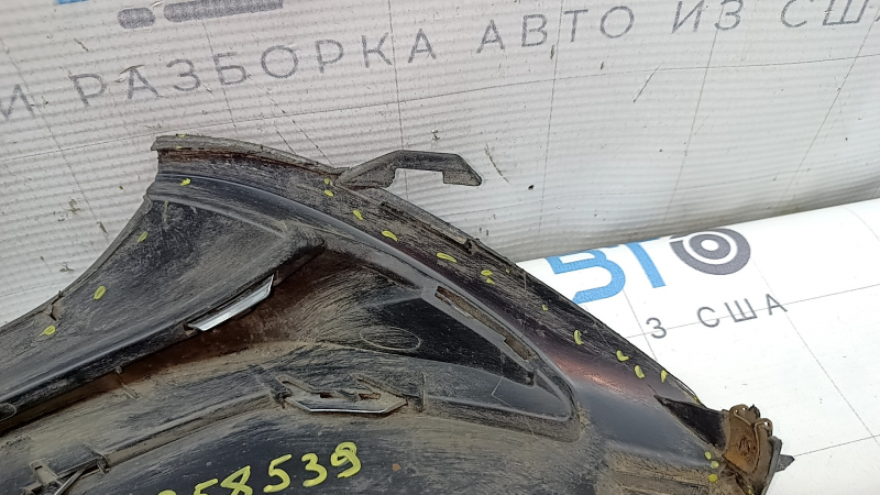 Заглушка глушителя левая Honda Accord 18-18 EXL, touring, структура с хром, нет фрагмента, сломаны крепления, тещина
