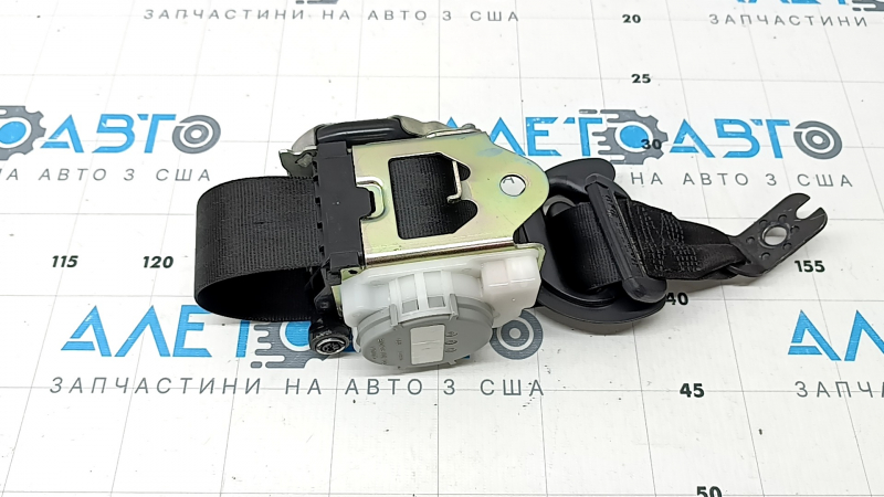 Ремень безопасности 2 ряд правый с пиропатроном Porsche Cayenne 19-26 черный, стрельнувший