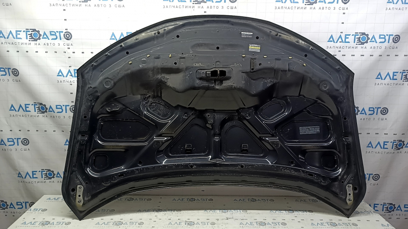 Капот голый Nissan Rogue 14-20 алюминий, зеленый EAN, сколы, в клею