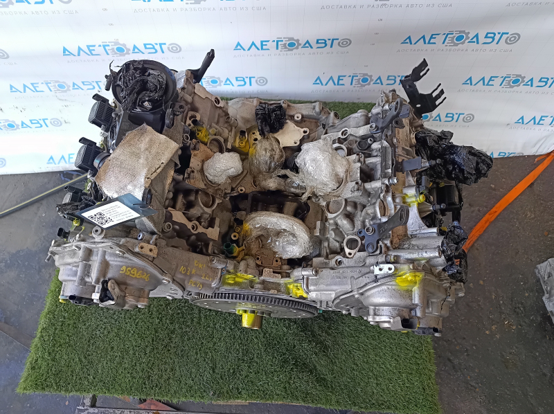 Двигатель Porsche Cayenne 19-23 3.0T DCBE 103к, запустился, компрессия 17-17-17-17-17-17, потерт хон