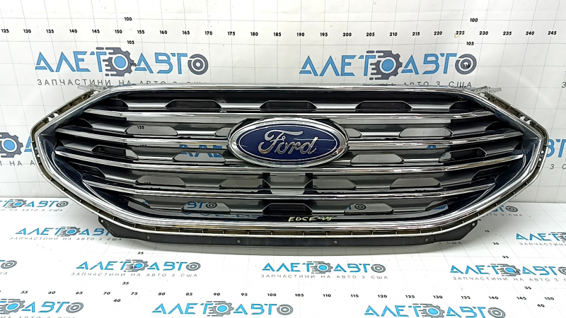 Решетка радиатора grill Ford Edge 19-24 в сборе со значком, без камеры