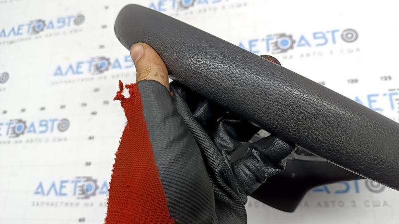 Volan fără butoane Nissan Rogue Sport 19-22, cauciuc negru, uzat