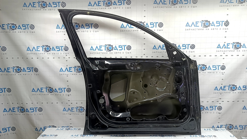 Дверь голая передняя левая Audi A6 C7 12-18 черный LY9T, царапины