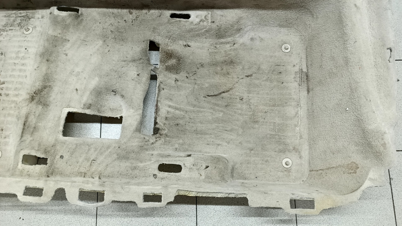 Covoraș de podea bej pentru Audi A6 C7 12-18, curățabil chimic, spumă ruptă, model cu solzi