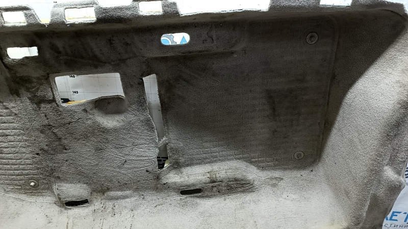Covoraș de podea bej pentru Audi A6 C7 12-18, curățabil chimic, spumă ruptă, model cu solzi