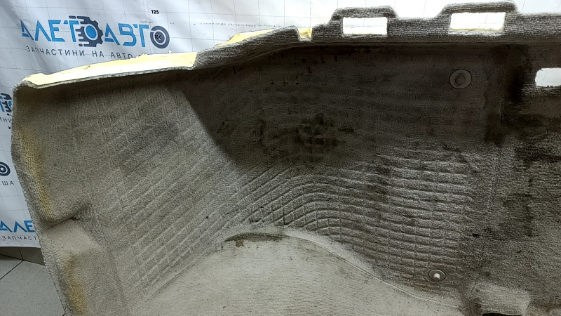Covoraș de podea bej pentru Audi A6 C7 12-18, curățabil chimic, spumă ruptă, model cu solzi