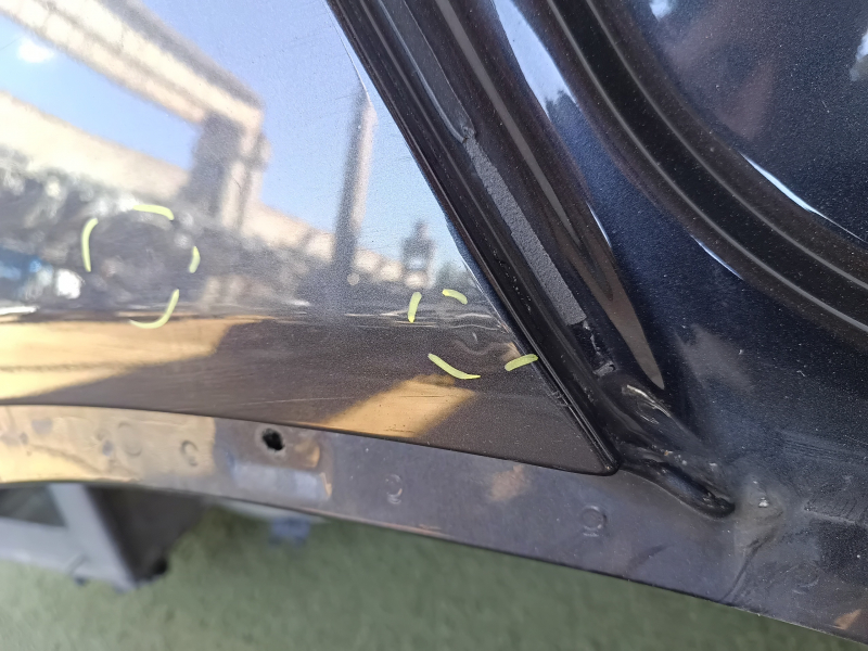 Четверть крыло задняя правая BMW X5 F15 14-18 отпилена, с центральной стойкой, графит, тычки