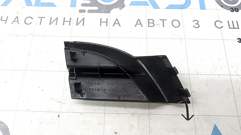 Заглушка нижней решетки переднего бампера правая Lexus RX350L RX450hL 18-19 long