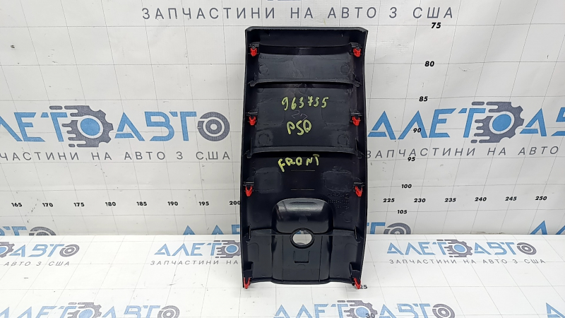 Ornamente console centrale spate pentru Toyota Prius 50 16-18 negru, zgârieturi