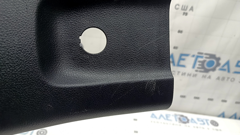 Ornamente console centrale spate pentru Toyota Prius 50 16-18 negru, zgârieturi