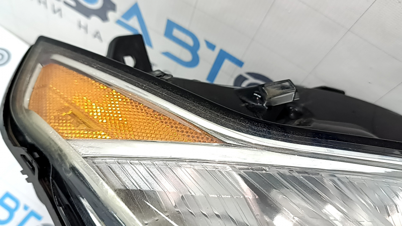 Ansamblu far față stânga pentru Volvo XC90 16-17 LED, lustruit, tip pânză de păianjen