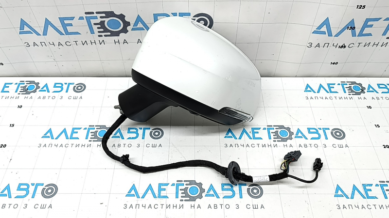 Ansamblu oglindă retrovizoare stânga pentru Volvo XC90 16-24, 14+4 pini, semnalizator, încălzit, antiorbire automată, BSM, cameră, alb
