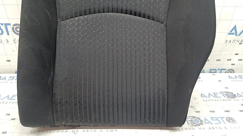 Spătar banchetă spate, al doilea rând, stânga, Toyota Prius 50 16-18, material textil negru, curățabil chimic