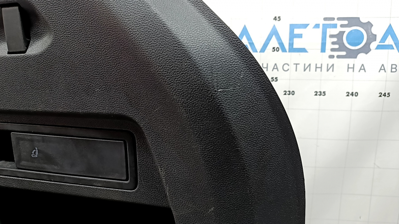Ornamente arc dreapta pentru VW Tiguan 18-24, negre, sub 2 rânduri, zgârieturi