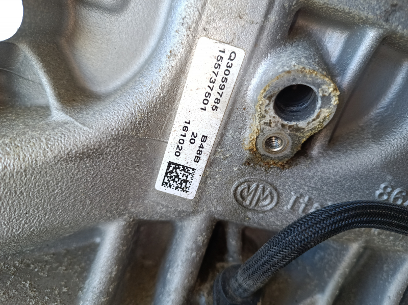 Двигатель BMW F30 16-18 B48B20A PHEV 236к, компрессия 12-12-12-12, запустился