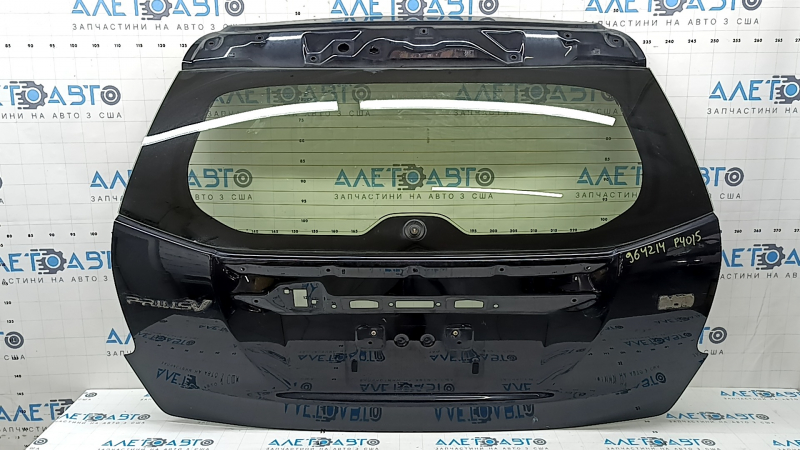 Дверь багажника голая со стеклом Toyota Prius V 12-17 черный 218