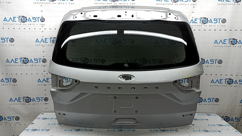 Дверь багажника голая со стеклом Ford Escape MK4 20-22 серебро UX, тычки, потерто стекло