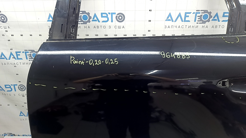 Ușă spate stângă neagră Porsche Macan 15-26 A1, vopsită 0.20-0.25, partea din spate