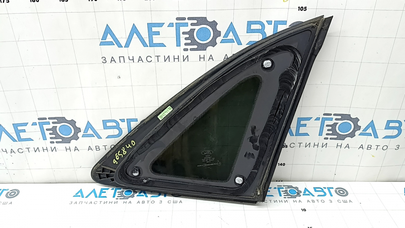 Geam spate stânga, geam fix, Ford Escape MK4 20-26, fumuriu, negru mat, zgârieturi