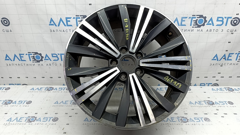 Jantă R18 x 7J ET43 VW Tiguan 18-24, culoare bordură ușoară