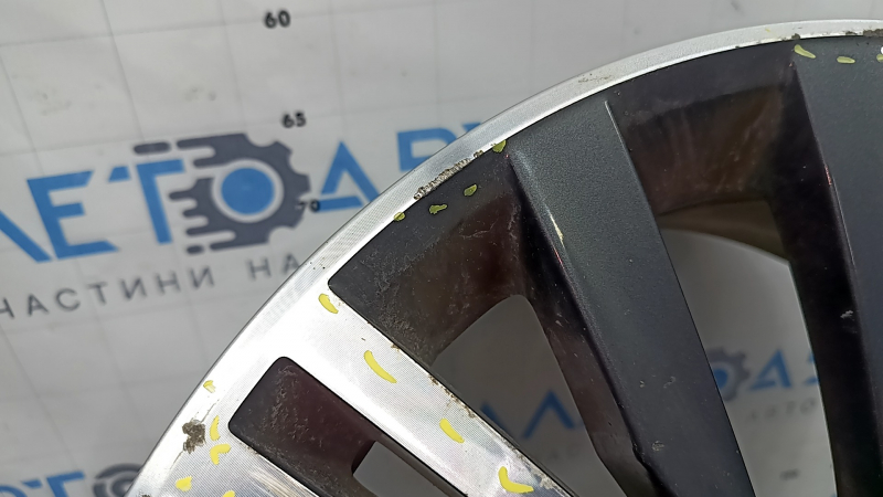 Jantă R18 x 7J ET43 VW Tiguan 18-24, culoare bordură ușoară