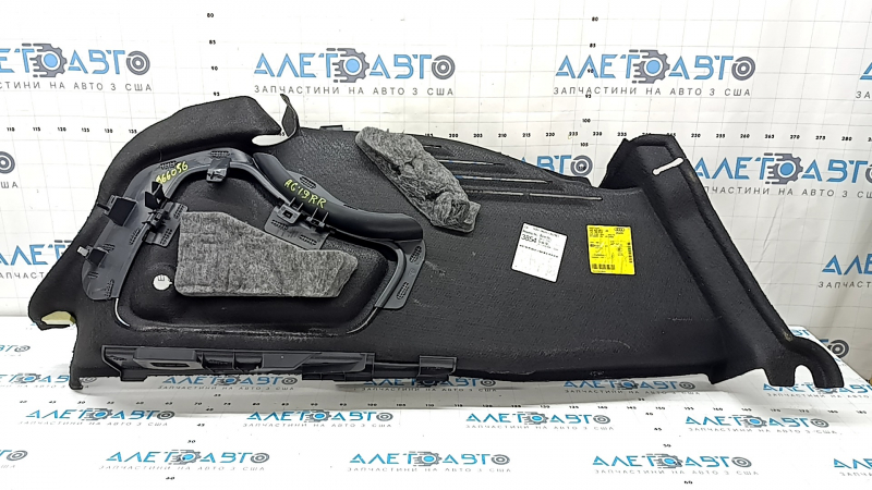Ornamente arc dreapta pentru Audi A6 C8 19-24 negru, fără brichetă