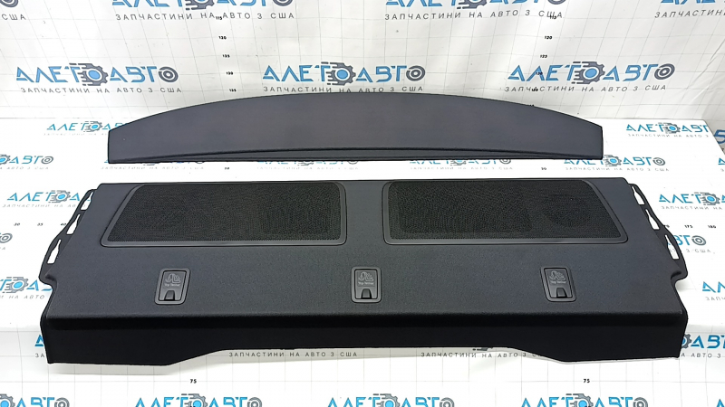 Raft spate negru pentru Audi A6 C8 19-25, cu ornamente, decolorat