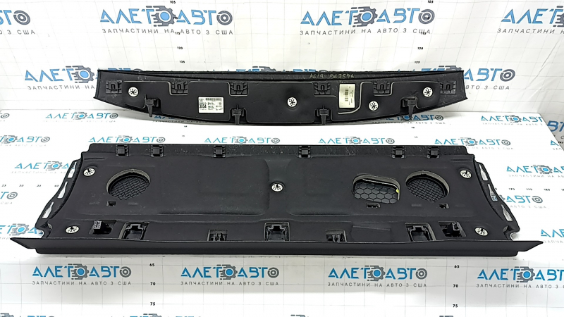 Raft spate negru pentru Audi A6 C8 19-25, cu ornamente, decolorat