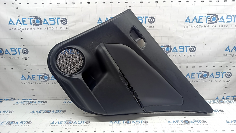 Ornamente ușă spate dreapta Toyota Prius 50 16-22 negru cu inserție din piele neagră