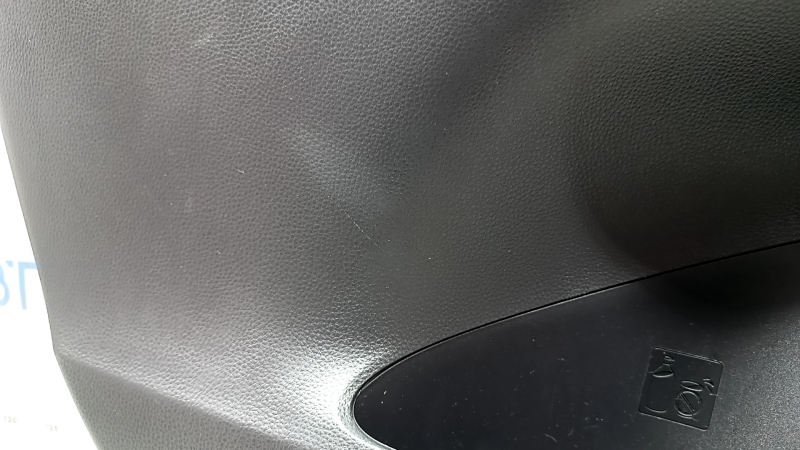 Panou ornamental ușă spate stânga Toyota Venza 21-22 XLE, piele neagră Limited cu cusături gri, garnitură gri închis, cu buton, zgârieturi