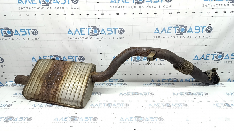 Приемная труба Audi A4 B9 17-25 2.0T тип 2, надорвана сетка, ржавая