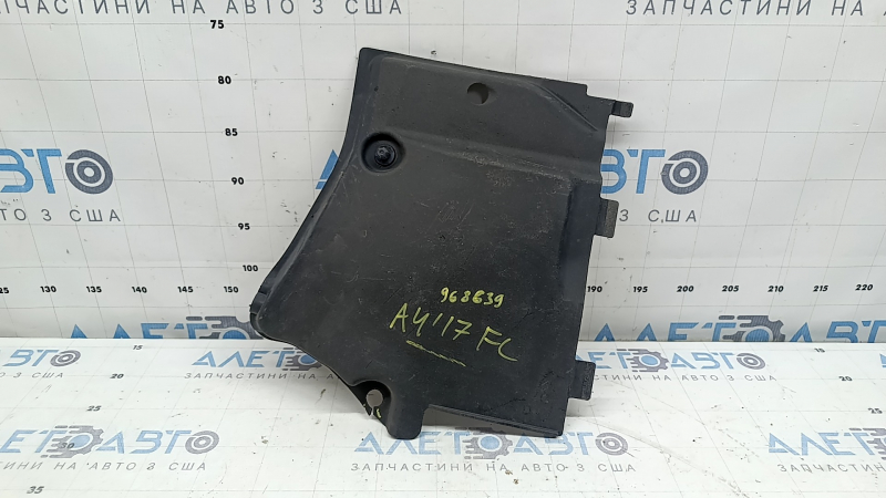 Защита днища передняя левая Audi A4 B9 17-25 надломано крепление