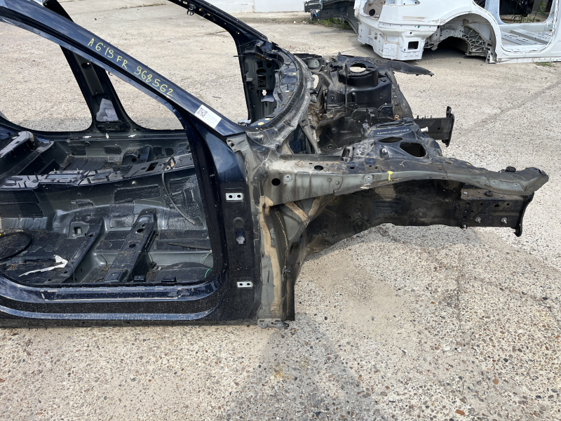 Panou lateral dreapta față Audi A6 C8 19-22 pe caroserie, albastru