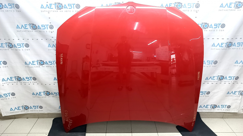 Capotă BMW 3 G20 19-26 aluminiu, roșu A75, chipsuri