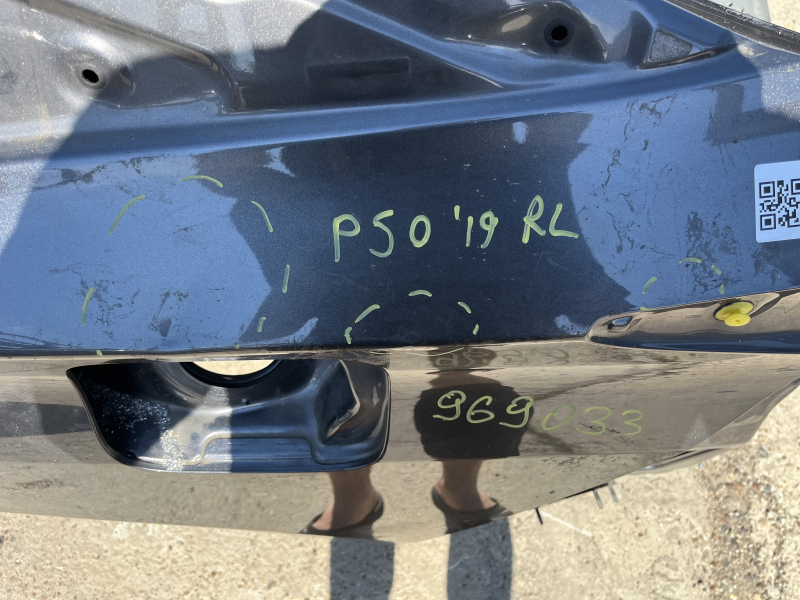 Четверть крыло задняя левая Toyota Prius 50 19-22 под BSM, на кузове, графит, примята