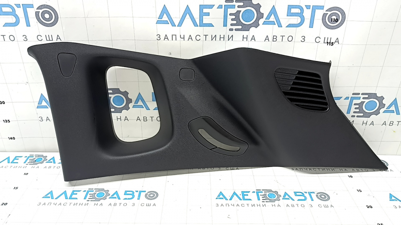 Ornamente arc dreapta sus pentru Jeep Compass 19-26, negru, două bucăți, zgârieturi