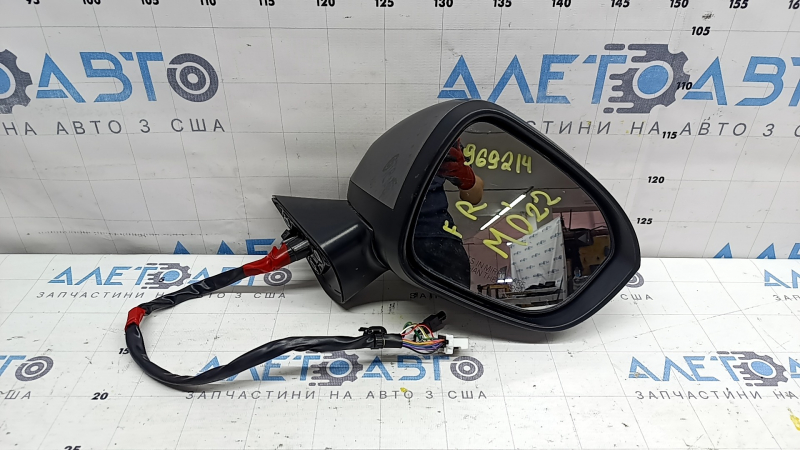 Ansamblu oglindă retrovizoare dreapta Mitsubishi Outlander 22-26, 13+2 pini, semnalizare, încălzită, rabatabilă automat, BSM, cameră, grafit