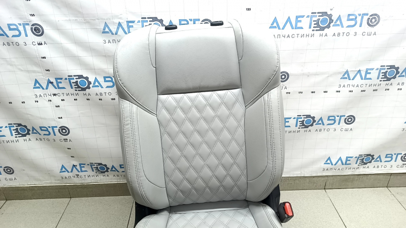 Scaun pasager Mitsubishi Outlander 22-26 cu airbag, electric, încălzit, piele gri, curățabil chimic