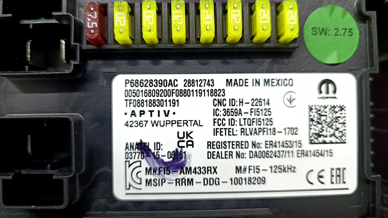 Body Control Module Jeep Compass 23-26