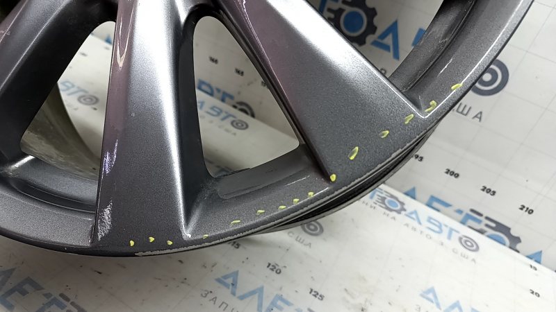 Jantă R18x7J ET45 Mazda 3 19-24 argintie, bordură deschisă la culoare
