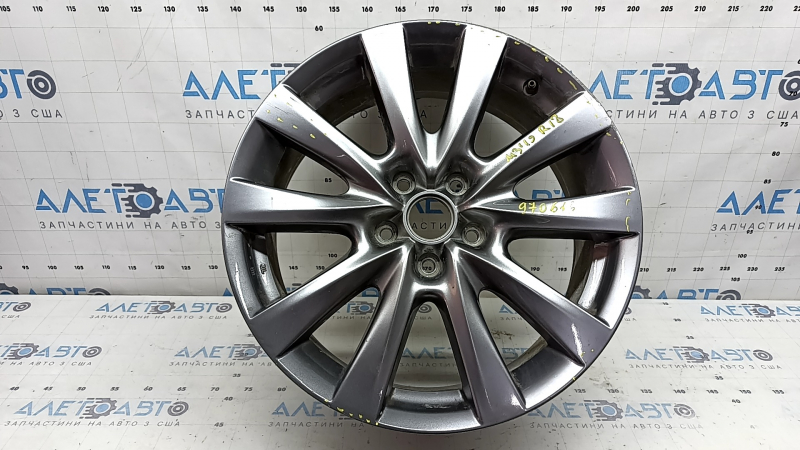 Jantă R18x7J ET45 Mazda 3 19-24 argintie, bordură