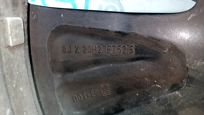 Диск колесный R20 x 8J ET52.5 Volvo XC60 22-25 легкая бордюрка